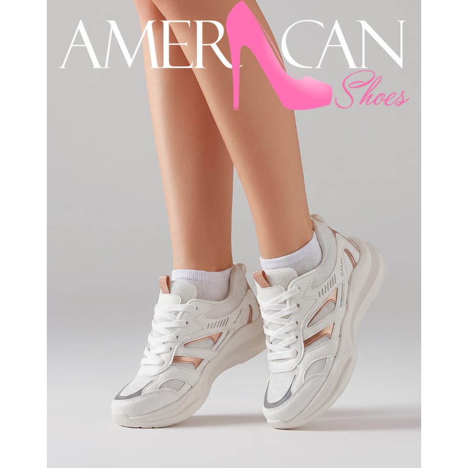 TENIS FENIX ORO ROSA